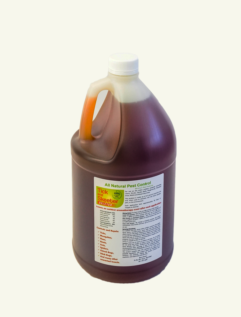 Tick and Skeeter Deleter- Case of 4 - 1 gallon Concentrate